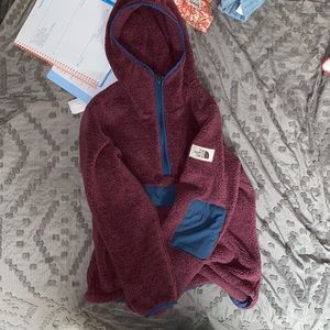 North Face Sherpa half Zip